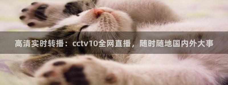 乐球直播官网入口：高清实时转播：cctv10全网直播，随时随地国内外大事